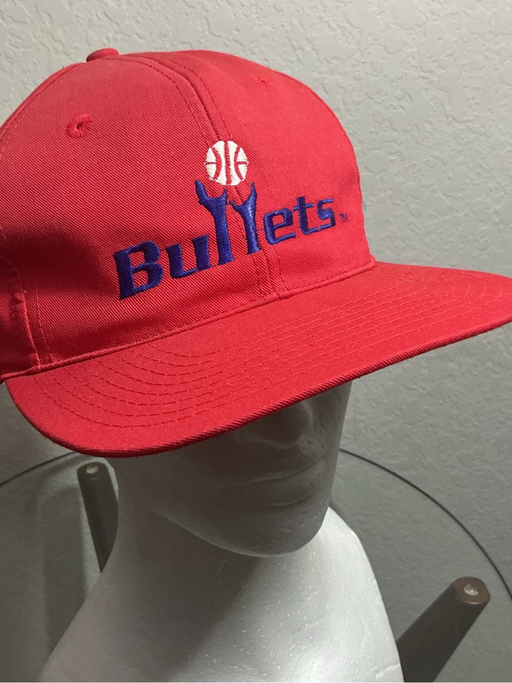 🏀 Vintage 80s 90s Washington Bullets Twins Enterprise Snapback Hat